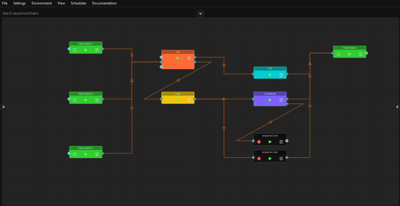 Visual Workflow Editor
